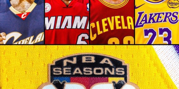 詹姆斯专属徽章细节曝光：纪念生涯第23个赛季 激动回应称无比荣幸|NBA|迈阿密热火队|洛杉矶湖人队|萨克拉门托国王队|克利夫兰骑士队_新浪体育_新浪新闻