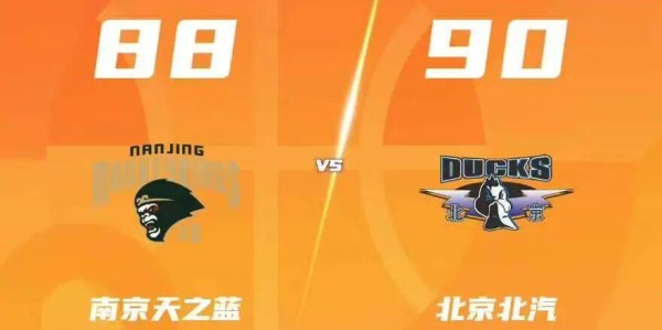 战报｜距离极限或许只差一线 南京天之蓝88-90北京北汽