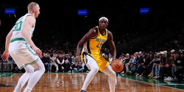 赛程安排-巩固东部第二！布朗30+10绿军轻取步行者 西亚卡姆32+10