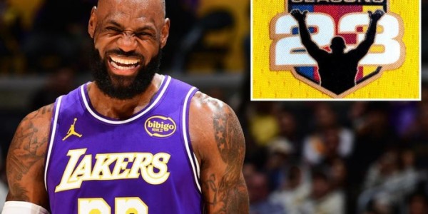 詹姆斯专属徽章细节曝光：纪念生涯第23个赛季 激动回应称无比荣幸|NBA|迈阿密热火队|洛杉矶湖人队|萨克拉门托国王队|克利夫兰骑士队_新浪体育_新浪新闻